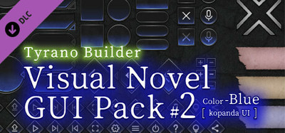 Tyrano Builder - Visual Novel GUI Pack #2 Color-Blue [kopanda UI]