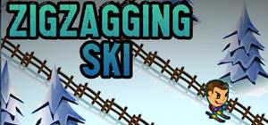 ZigZagging Ski banner