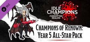 Idle Champions - Champions of Renown: Year 5 All-Star Pack banner