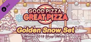 Good Pizza, Great Pizza - Golden Snow Set - Winter 2019 Shop (White) banner