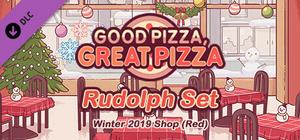 Good Pizza, Great Pizza - Rudolph Set - Winter 2019 Shop (Red) banner