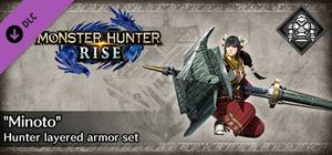 Monster Hunter Rise - "Minoto" Hunter layered armor set banner