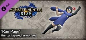 Monster Hunter Rise - "Ran Page" Hunter layered armor set banner