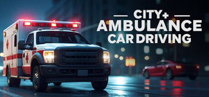 City Ambulance Car Driving banner