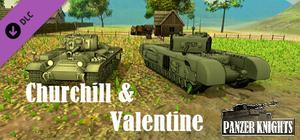 Panzer Knights - Churchill & Valentine banner