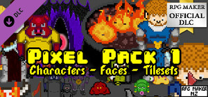 RPG Maker MZ - Pixel Pack 1 Characters - Faces - Tilesets banner