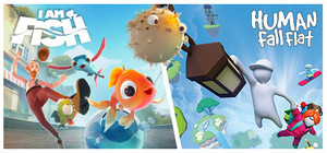Human: Fall Flat & I am Fish Bundle banner