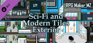 RPG Maker MZ - Sci-Fi and Modern Tileset - Exterior banner