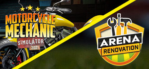 Motorcycle Mechanic and Arena Renovation banner