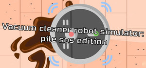 Vacuum cleaner robot simulator: pile sos edition banner