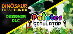 Painter and Dinosaur Fossil Hunter banner