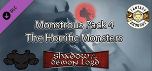 Fantasy Grounds - Shadow of the Demon Lord Monstrous Pack 4 - The Horrific Monsters banner