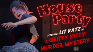 House Party Liz Katz Murder Mystery Expansion Pack banner