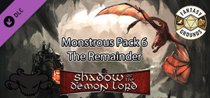 Fantasy Grounds - Shadow of the Demon Lord Monstrous Pack 6 - The Remainder banner