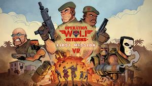 Operation Wolf Returns: First Mission VR banner