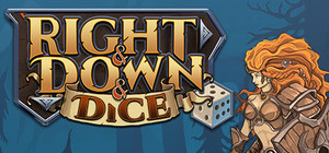 Right and Down and Dice banner