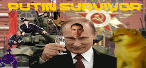 PUTIN SURVIVOR banner