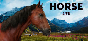 HORSE LIFE: find horses in open world, survive in wild nature as a foal or pony banner