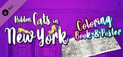 Hidden Cats in New York - Printable PDF Coloring Book and Poster