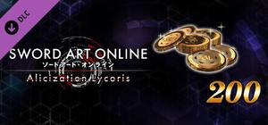 SWORD ART ONLINE Alicization Lycoris 200 SAO Coins banner