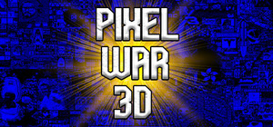 Pixel War 3D banner