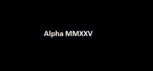 Alpha MMXXV banner