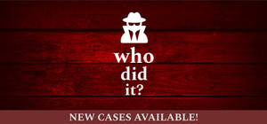 Who Did It? banner