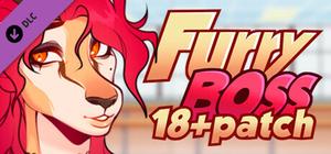 Furry Boss - 18+ Adult Only Patch banner