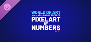 World of Art - learn with Jigsaw Puzzles - PIXEL ART BY NUMBERS banner