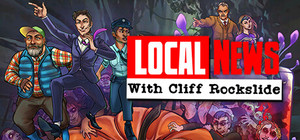 Local News with Cliff Rockslide banner