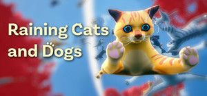 Raining cats and dogs banner