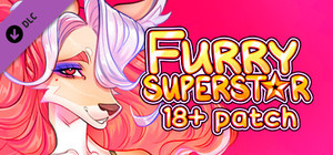 Furry Superstar - 18+ Adult Only Patch banner