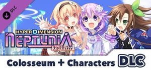 Hyperdimension Neptunia Re;Birth1 Colosseum + Characters banner