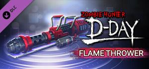 Zombie Hunter: D-Day - SS-ranked Weapon "FLAMETHROWER" banner