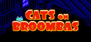 Cats on Broombas banner