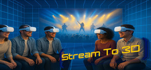 Stream to 3D banner