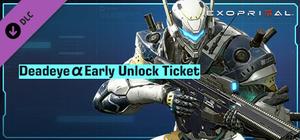 Exoprimal - Deadeye α Early Unlock Ticket banner