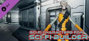 Sci-Fi characters for Sci-fi builder banner