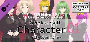 RPG Maker 3D Character Converter - Gee-kun-soft character 01 school uniform banner