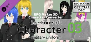 RPG Maker 3D Character Converter - Gee-kun-soft character 03 military uniform banner