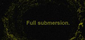 Full submersion. banner