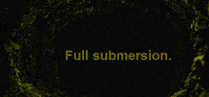 Full submersion. banner