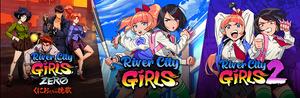 River City Girls 1, 2, and Zero banner