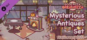 Good Pizza, Great Pizza - Mysterious Antiques Set - Halloween 2022 banner