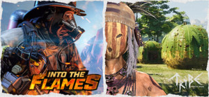 Into The Flames and Tribe banner