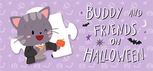 Buddy and Friends in Halloween banner