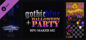 RPG Maker MZ - Gothic Blue Halloween Party banner