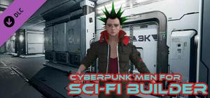 Cyberpunk men for Sci-fi builder banner