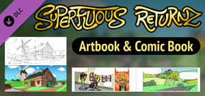 Superfluous Returnz Artbook & Comic Book banner