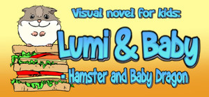 Visual novel for the kids: Lumi And Baby - Hamster And Baby Dragon banner